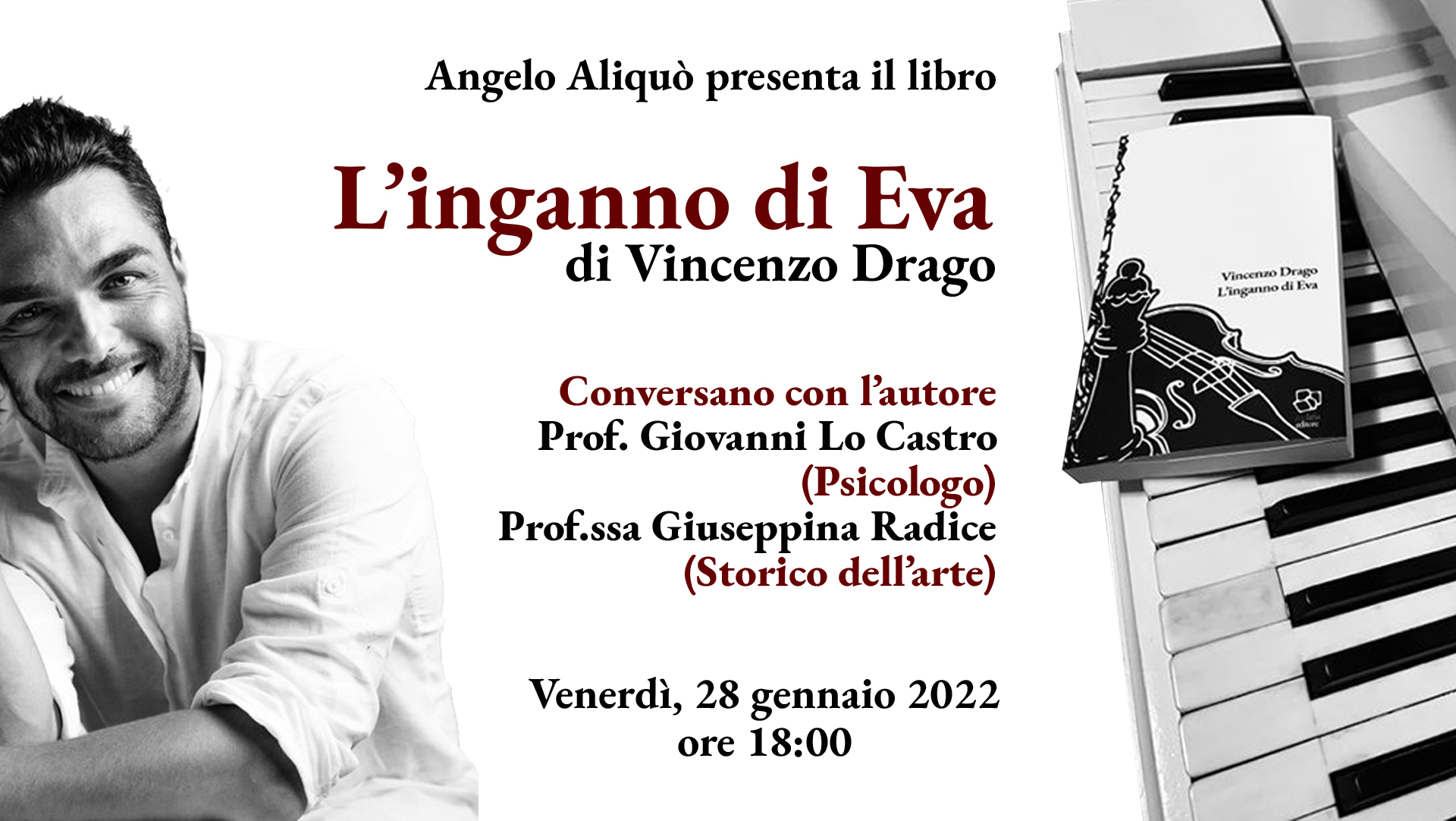 Vincenzo Drago “L’inganno di Eva” [Catania, 28 gennaio 2022]
