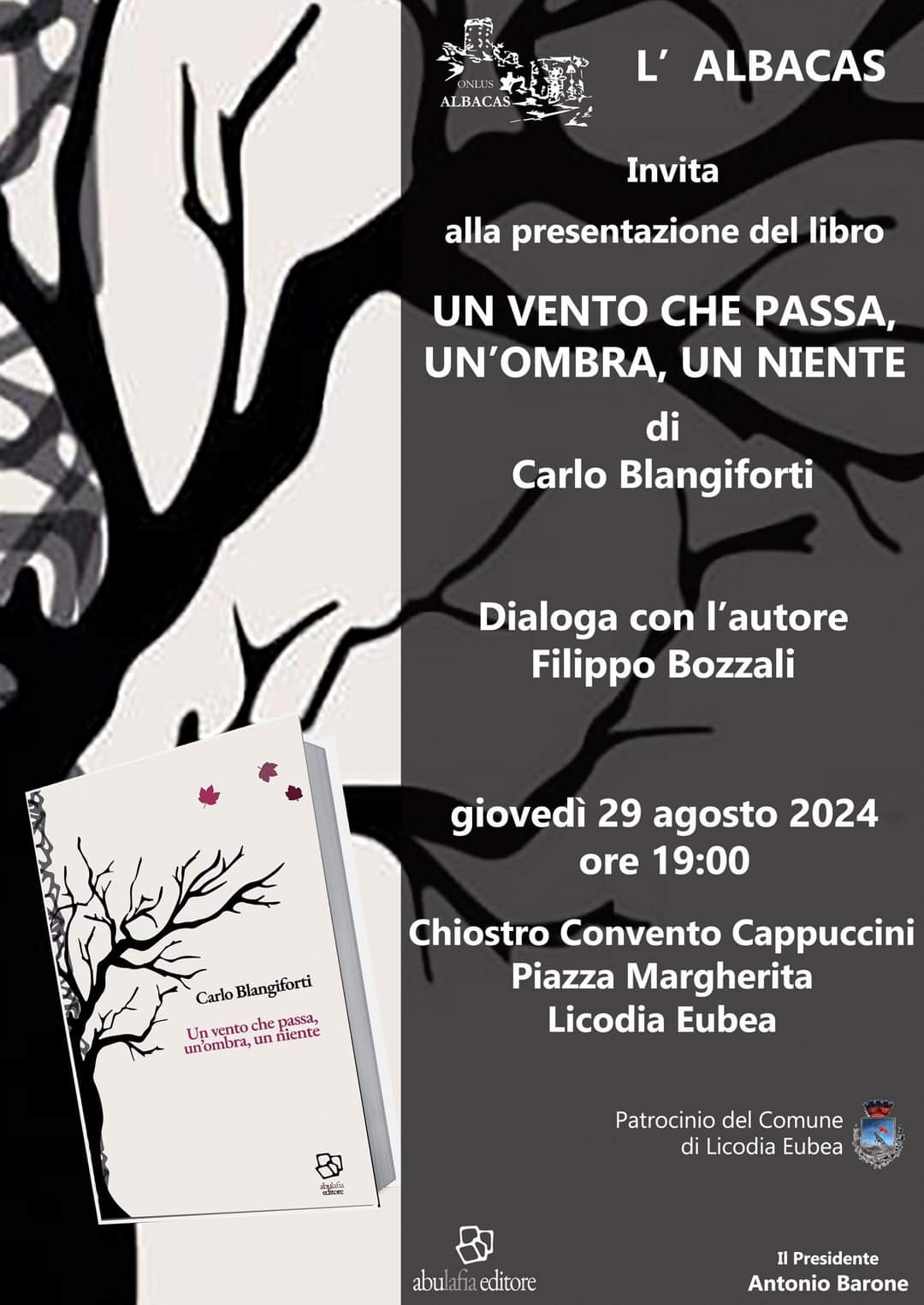 Carlo Blangiforti - Un vento che passa... - 29 agosto 2024 - Licodia Eubea
