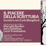 Carlo Blangiforti - Un vento che passa... - 3 aprile 2025 - Modica