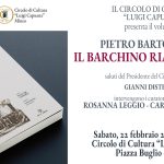 Pietro Bartoluccio - Il Barchino riacquistato - 22 febbraio 2025 - Mineo