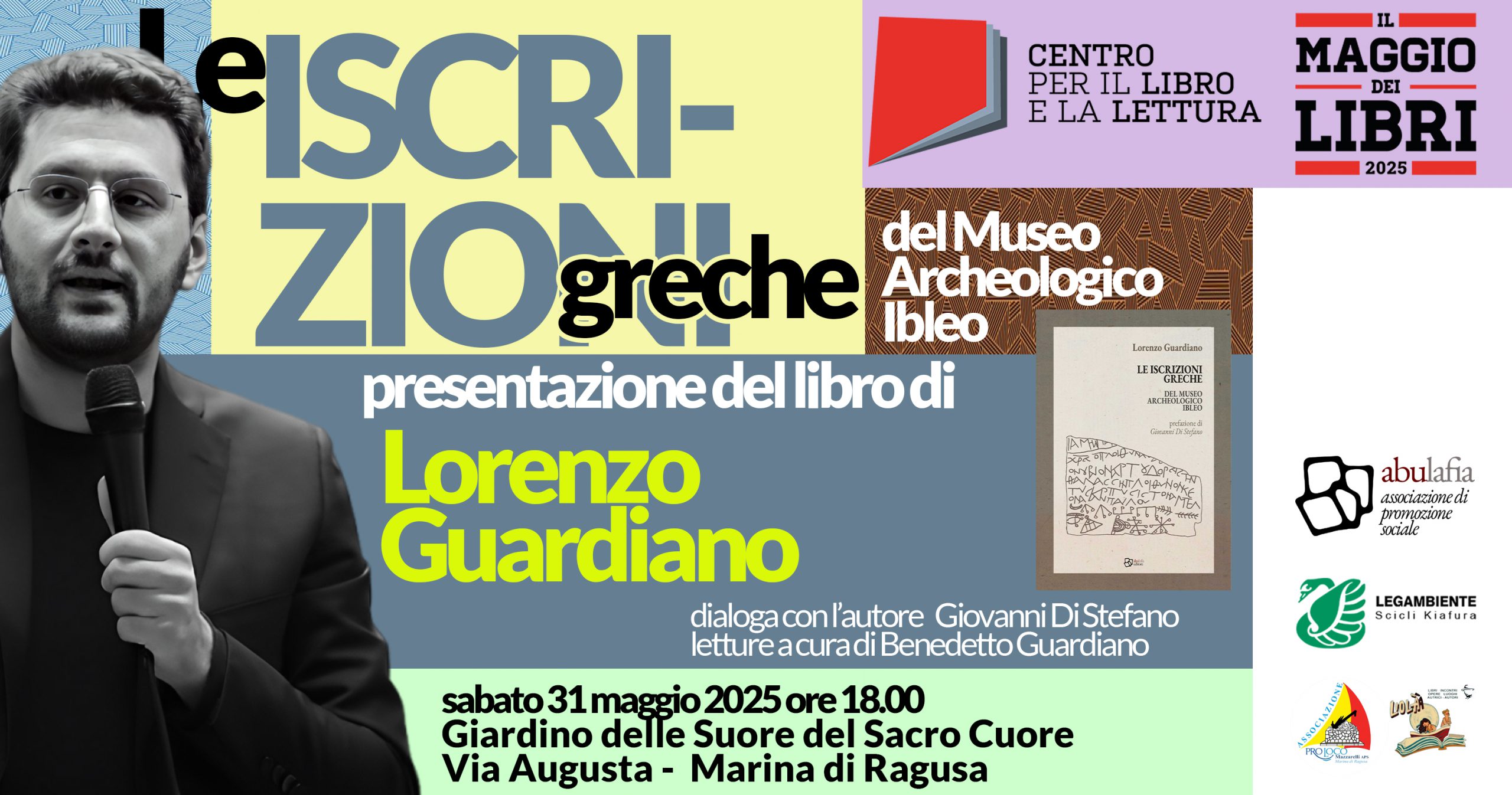 Maggio dei Libri - Le iscrizioni greche - Lorenzo Guardiano - 31 maggio 2025 - Marina di Ragusa