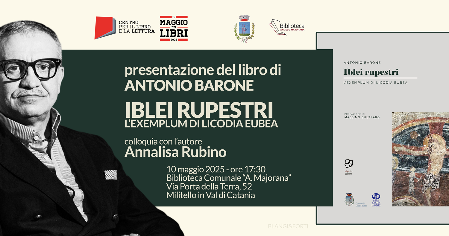 Antonio Barone - Iblei rupestri - 10 maggio 2025 - Militello VC (CT)