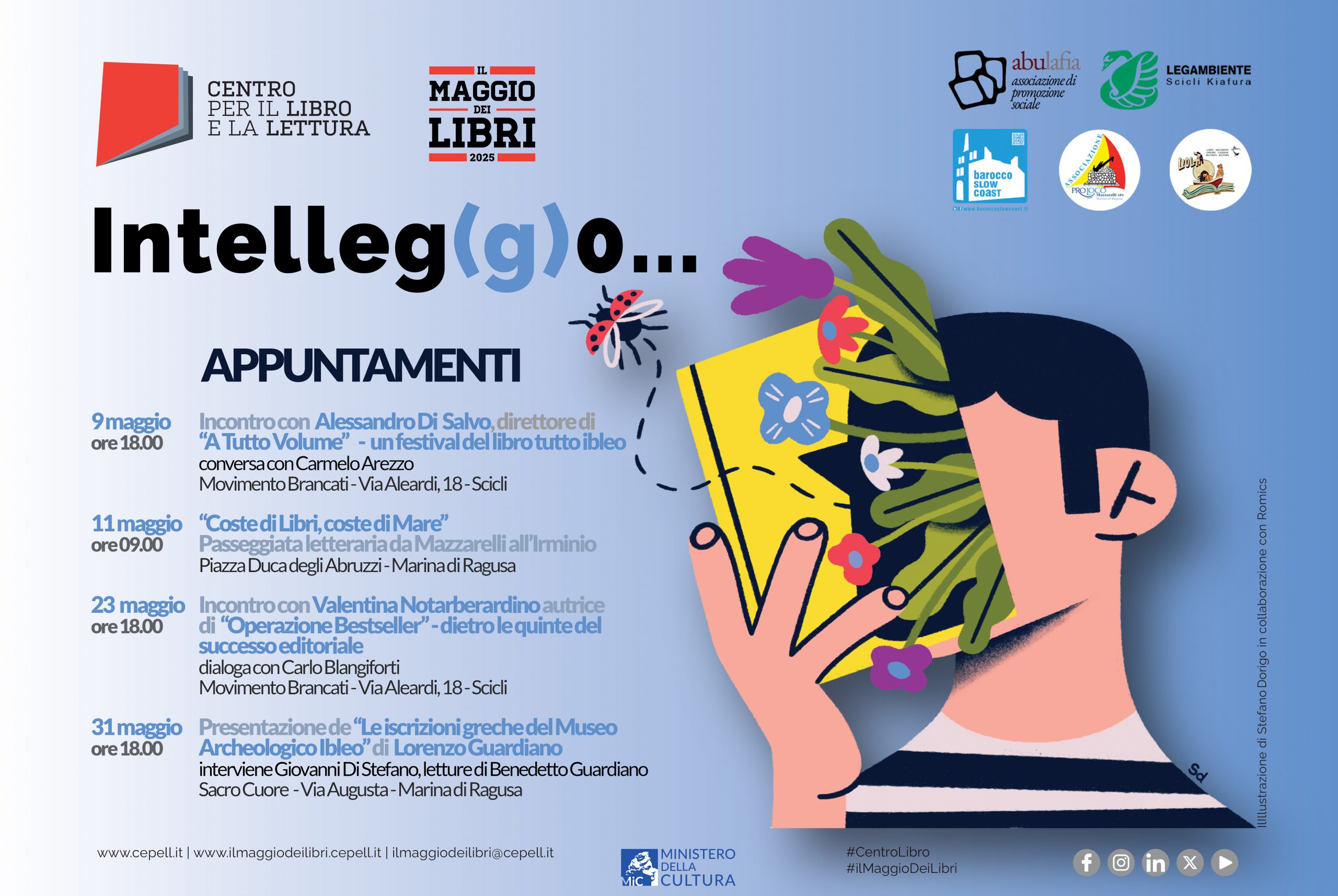 Maggio dei Libri – dal 9 al 31 maggio 2025 – Scicli /Marina di Ragusa
