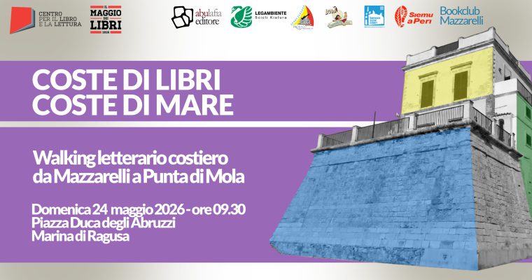 Coste di libri, coste di mare – 24 maggio 2026 – Marina di Ragusa