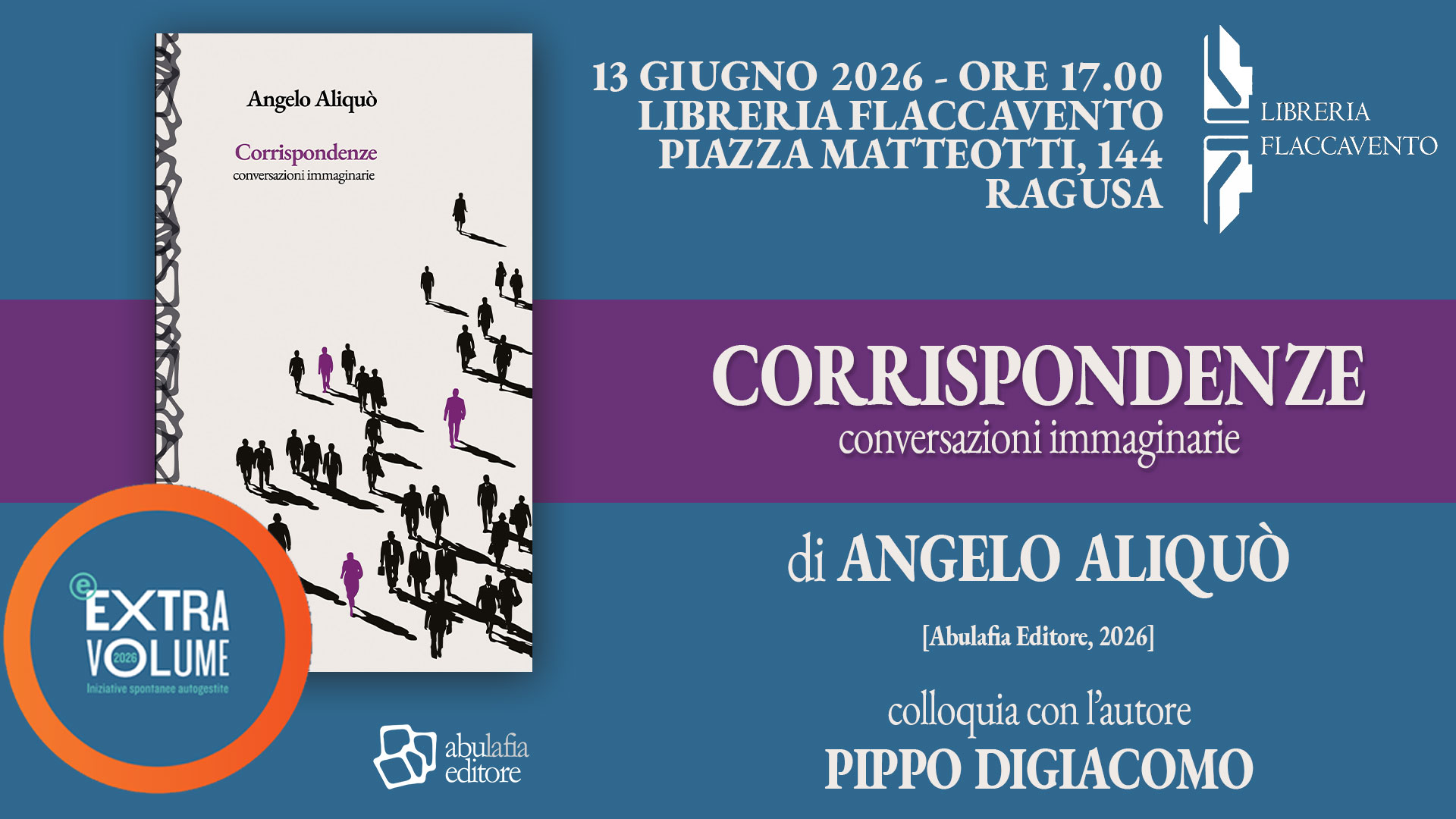 Angelo Aliquò – Corrispondenze – 13 giugno 2026 – Ragusa