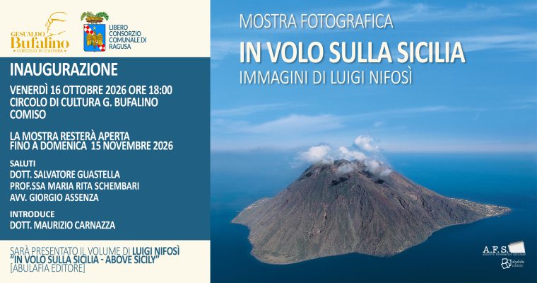Luigi Nifosì – In volo sulla Sicilia – 16 ottobre 2025 – Comiso